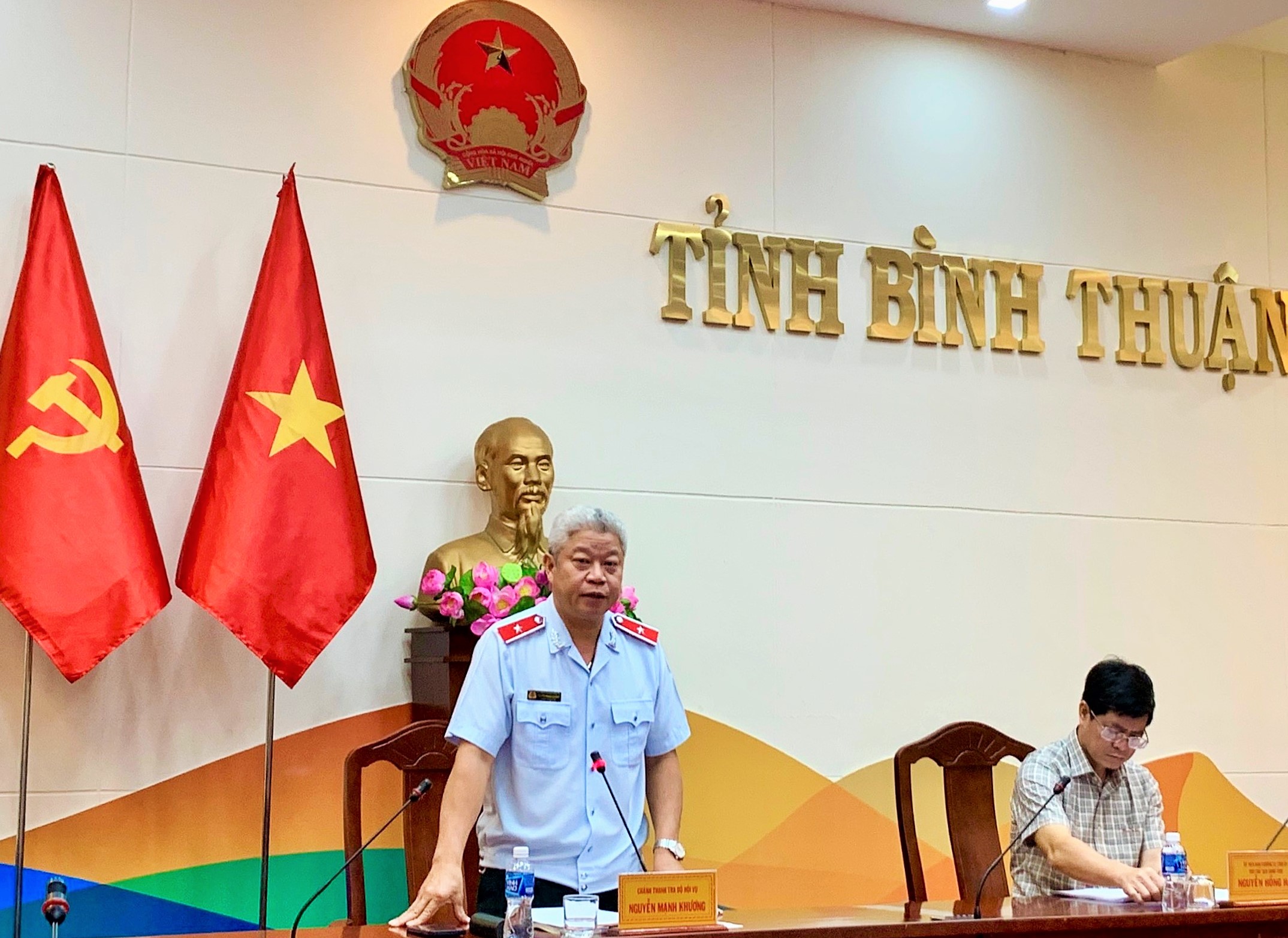 Công bố quyết định thanh tra tại UBND tỉnh Bình Thuận